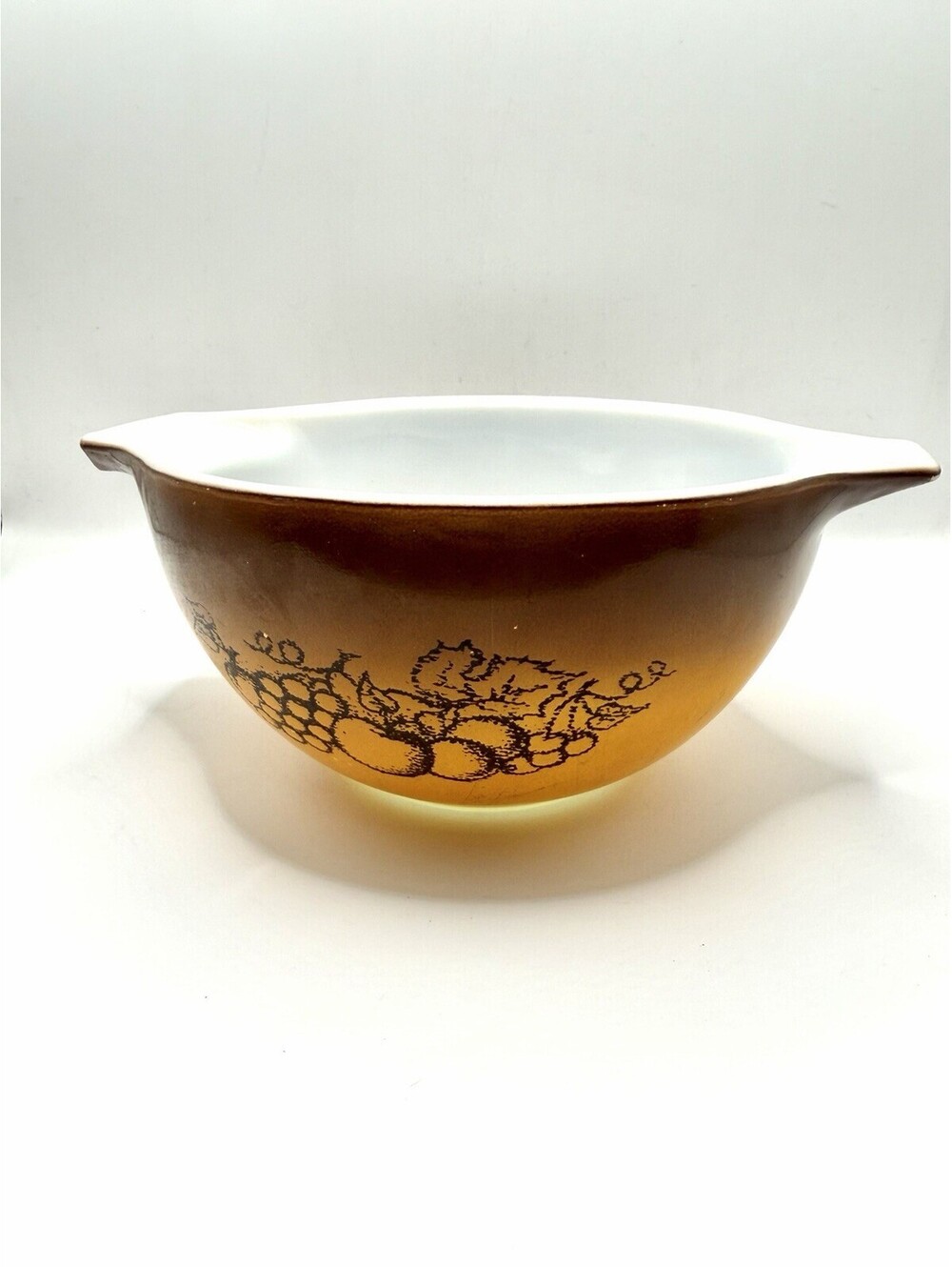 Vintage Pyrex Old Orchard Cinderella Nesting Mixing Bowl #441 1 1/2 pt. - Picture 2 of 8